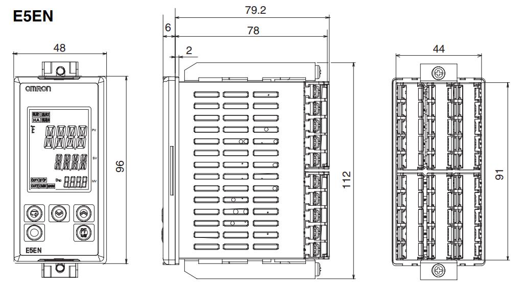 Kích thước E5EN-C3MT-500-N