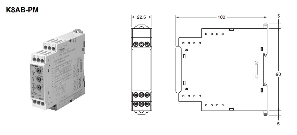 Kích thước K8AB-PM2