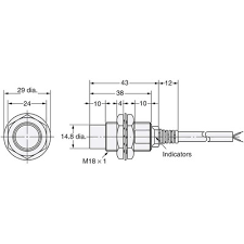 Kích thước E2E-X10ME1 2M