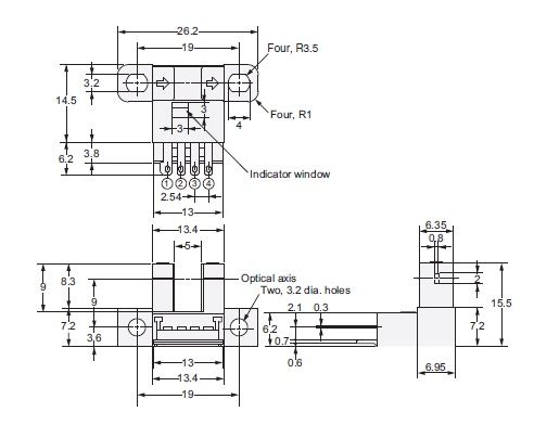 Kích thước EE-SX671A