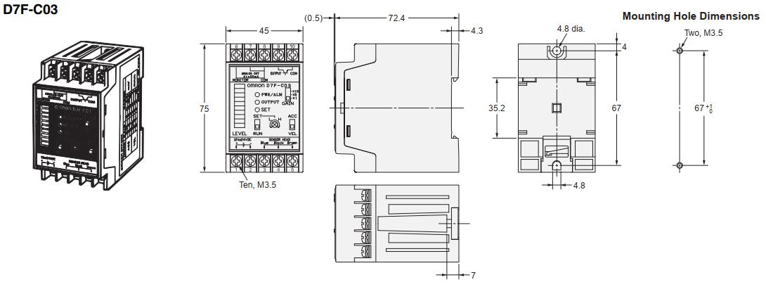 Kích thước D7F-C03
