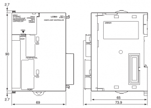 Kích thước CJ1M-CPU12