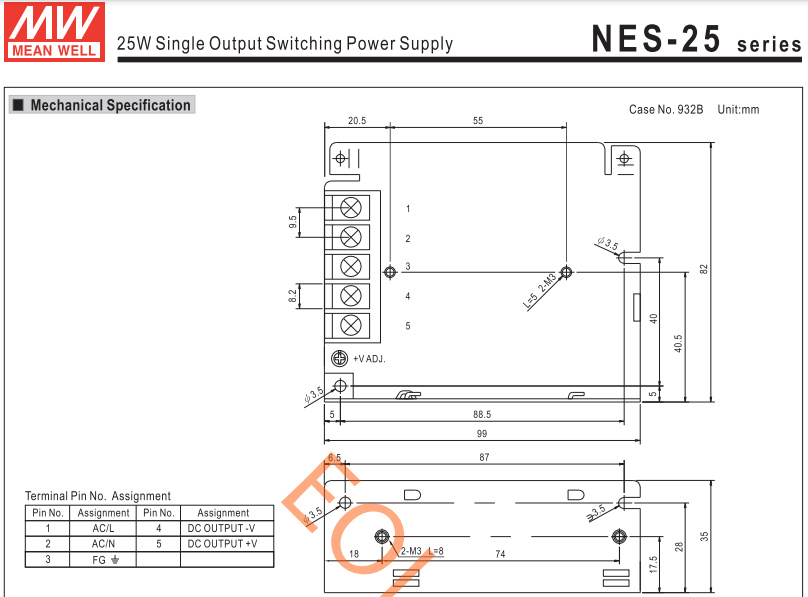 Kích thước NES-25-48