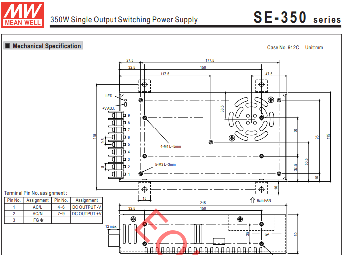 Kích thước SE-350-48