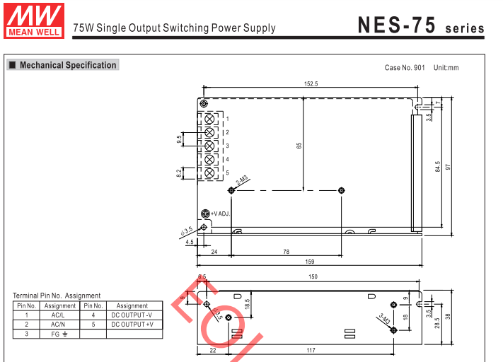 Kích thước NES-75-5